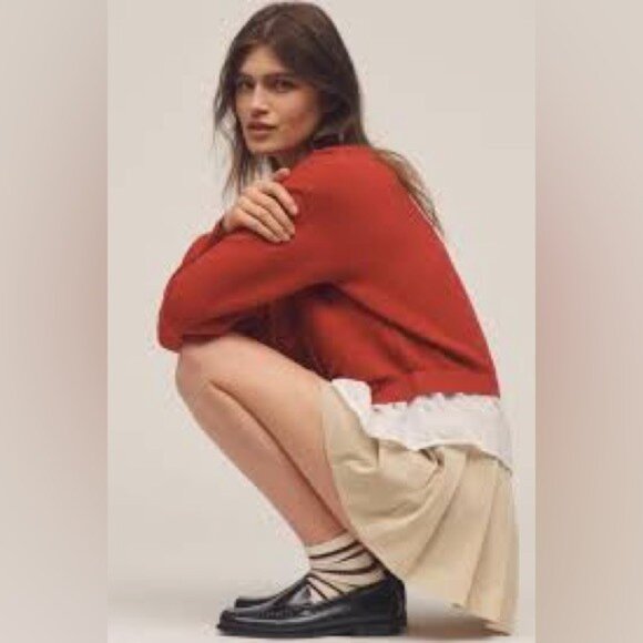 NWT Size M - Anthropologie The Gemini Twofer Pullover Sweater (NWT US$ 118) - Picture 9 of 16